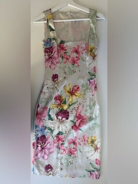 dark green flower girl dress Vintage Dolce & Gabbana Lace Rosette Bustier Slip Dress – Recess main image 0